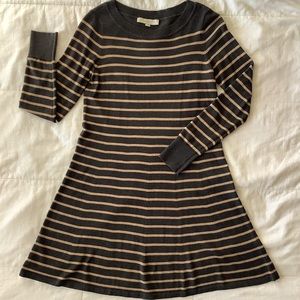 LOFT Striped Sweater Dress Size S